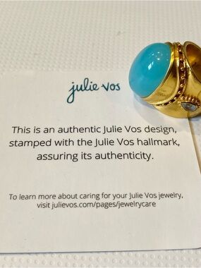 Julie Vos Cabochon Statement Ring